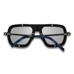 Hublot H097 Black Sunglasses – Mirror Grey Lenses
