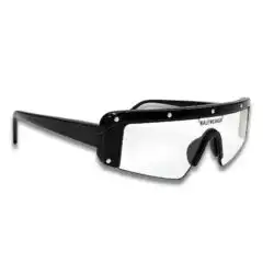 Balenciaga BB0003S 001 Black Frame with Clear Lenses