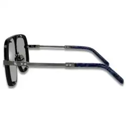 Hublot H097 Black Sunglasses – Mirror Grey Lenses