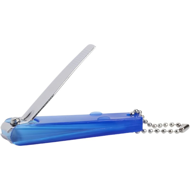 Vitry Blue Pocket Nail Clipper With Chain Vitry Blue Pocket Nail Clipper With Chain