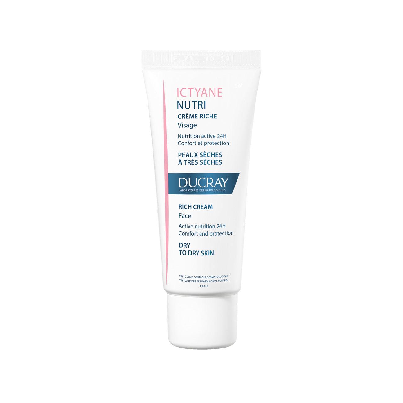 ducray-ictyane-nutri-rich-cream-face-skin-society-shop-address-country-1.jpg Ducray Ictyane Nutri Rich Cream - Face - Image 1