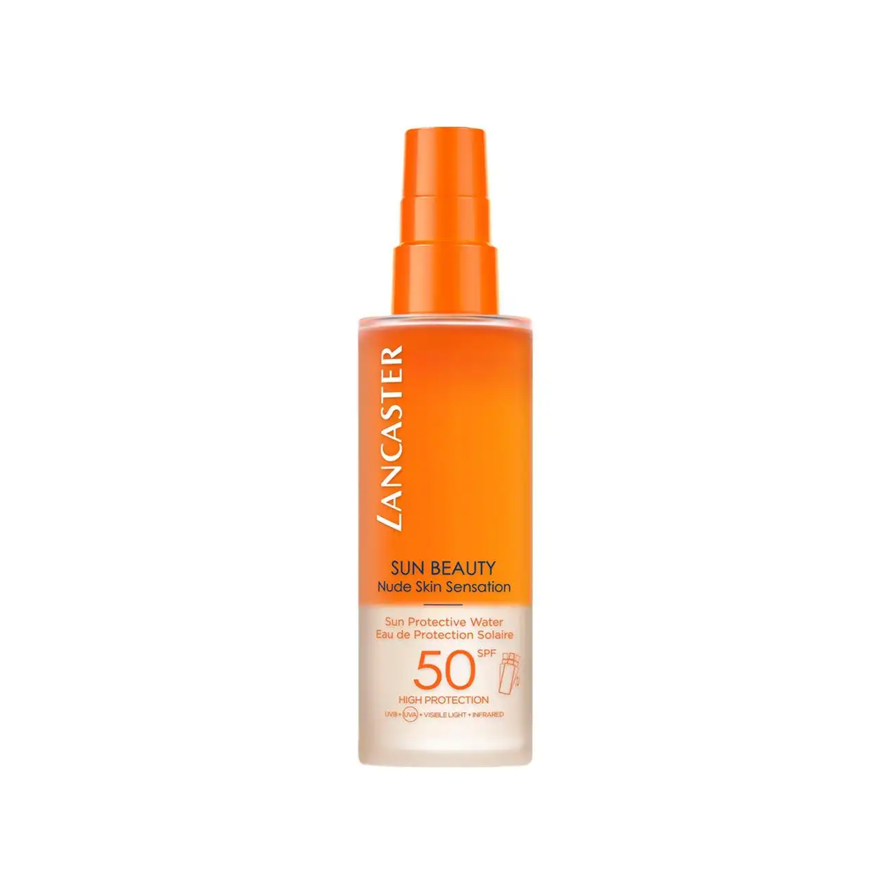 lancaster-sun-beauty-nude-skin-sensation-sun-protective-water-spf50-skin-society-shop-address-country-1.jpg Lancaster Sun Beauti Nude Skin Sensation Sun Protective Water SPF50 - Image 1
